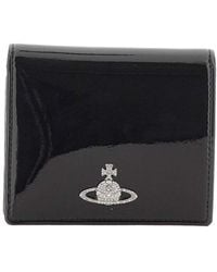Vivienne Westwood - Orb Patent Compact Wallet - Lyst