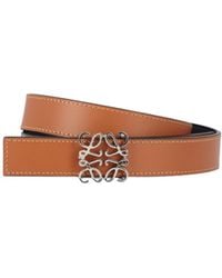 Loewe - Logo Buckled Reversible Belt - Lyst