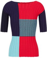 Emporio Armani - Geometric Sweater - Lyst