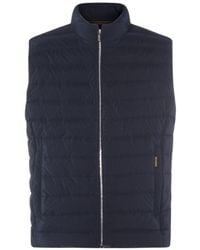 Moorer - Quilted Vest - Lyst