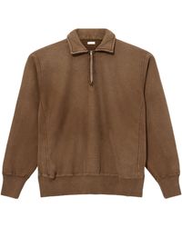 A.PRESSE - Retro Half-Zip Sweatshirt - Lyst