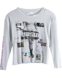 Paly Hollywood - Hustlr Ribbed Long-Sleeve T-Shirt - Lyst