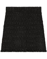 Tory Burch - A-Line Tweed Skirt - Lyst