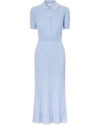 Gabriela Hearst - Amor Ribbed Silk And Cashmere-Blend Midi Dress - Lyst