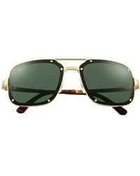 Cartier - Pilot-Frame Sunglasses - Lyst