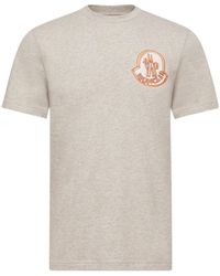 Moncler - Logo Printed Crewneck T-Shirt - Lyst