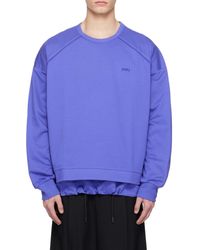 Juun.J - Logo Long-Sleeved Sweater - Lyst
