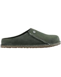 Birkenstock - Zermatt Premium Suede Slippers - Lyst