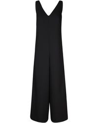 Herno - Relaxed Fit Wide Leg Jumpsuit - Lyst