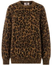 Aniye By - Felly Leopard-Pattern Knitted Sweater - Lyst