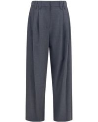 Brunello Cucinelli - Casual Trousers With Belt Loops - Lyst