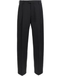 Marni - Pleat Detailed Straight-Leg Trousers - Lyst