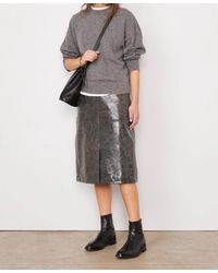 Officine Generale - Crew-Neck Long-Sleeve Sweater - Lyst
