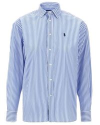 Polo Ralph Lauren - Relaxed Fit Pinstriped Shirt - Lyst