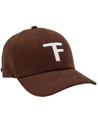 Tom Ford - Logo-Embroidered Canvas Cap - Lyst