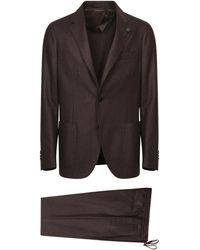 Lardini - Single Breasted Striped Two-Piece Suit - Lyst