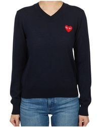 COMME DES GARÇONS PLAY - Long Sleeve Sweater - Lyst