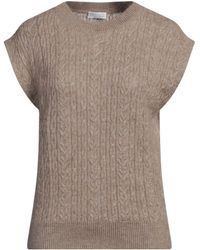 Brunello Cucinelli - Solid Color Metallic Knit Short-Sleeve T-Shirt - Lyst