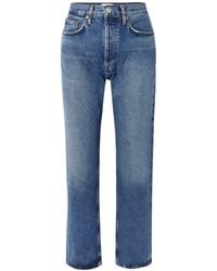 Agolde - Lana High-Rise Straight Jeans - Lyst
