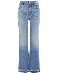 Chloé - Chloé Cropped Flared Jeans - Lyst