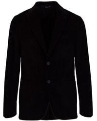 Tonello - Peaked Lapel Velvet Jacket - Lyst