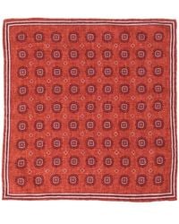 Brunello Cucinelli - Printed Silk Scarf - Lyst