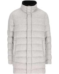 Herno - Long-Sleeved Down Coat - Lyst
