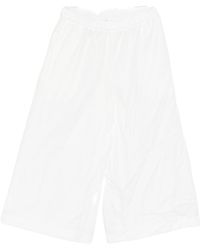 Comme des Garçons - Comme Des Garçons Elastic Waist Wide Leg Pants - Lyst