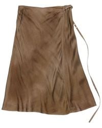 Acne Studios - Wrap Midi Skirt - Lyst