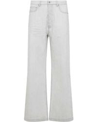 Rick Owens - Buttoned Wide-Leg Jeans - Lyst