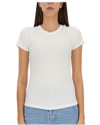 Isabel Marant - Slim Fit Fine Ribbed Top - Lyst