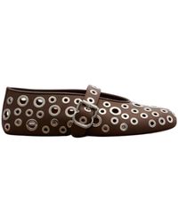 Alaïa - Round-Toed Ballet Shoes - Lyst