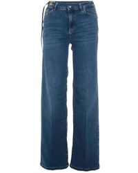 Liu Jo - Belt-Lined Jeans - Lyst