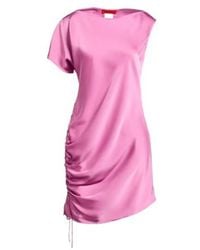 MAX&Co. - Solid-Color Satin Dress - Lyst
