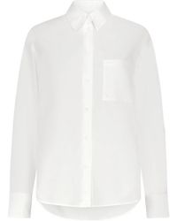Loulou de Saison - Lee Flared Hem Shirt - Lyst