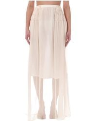 Dries Van Noten - Scarlett Sheer Long Skirt - Lyst