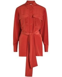 JOSEPH - Pointed Collar Long-Sleeved Shirt - Lyst