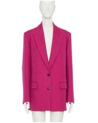 Valentino - Single-Breasted Wool-Blend Blazer - Lyst