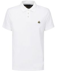 Moose Knuckles - Pique Logo Embroidered Polo Shirt - Lyst