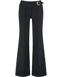 Versace Jeans Couture - Couture Belted Flare Pants - Lyst