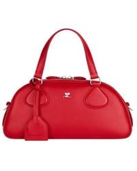 Courreges - Courrèges Friday Bowling Top Handle Bag - Lyst