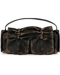 Acne Studios - Ruched Pocket Shoulder Bag - Lyst