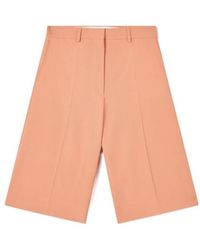 Stella McCartney - Wide Leg Classic Tailored Bermuda Shorts - Lyst
