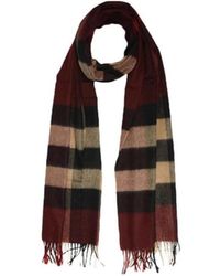 Burberry - Plaid Detail Scarf - Lyst
