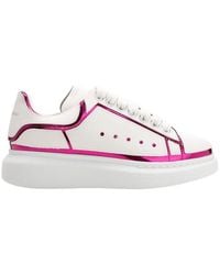 McQueen - Logo Lace-Up Sneakers - Lyst
