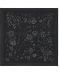 Gucci - Printed Cotton Silk Pocket Square - Lyst
