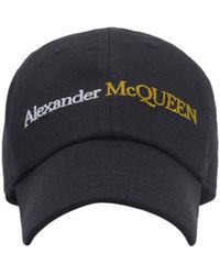 McQueen - Logo Embroidered Baseball Cap - Lyst