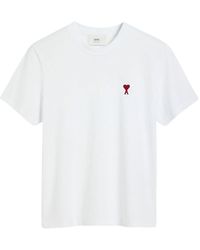 Ami Paris - Short-Sleeved T-Shirt - Lyst