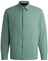BOSS - Solid Casual Jacket - Lyst