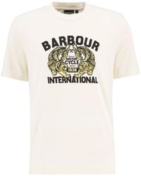 Barbour - Crew Neck Short-Sleeved T-Shirt - Lyst